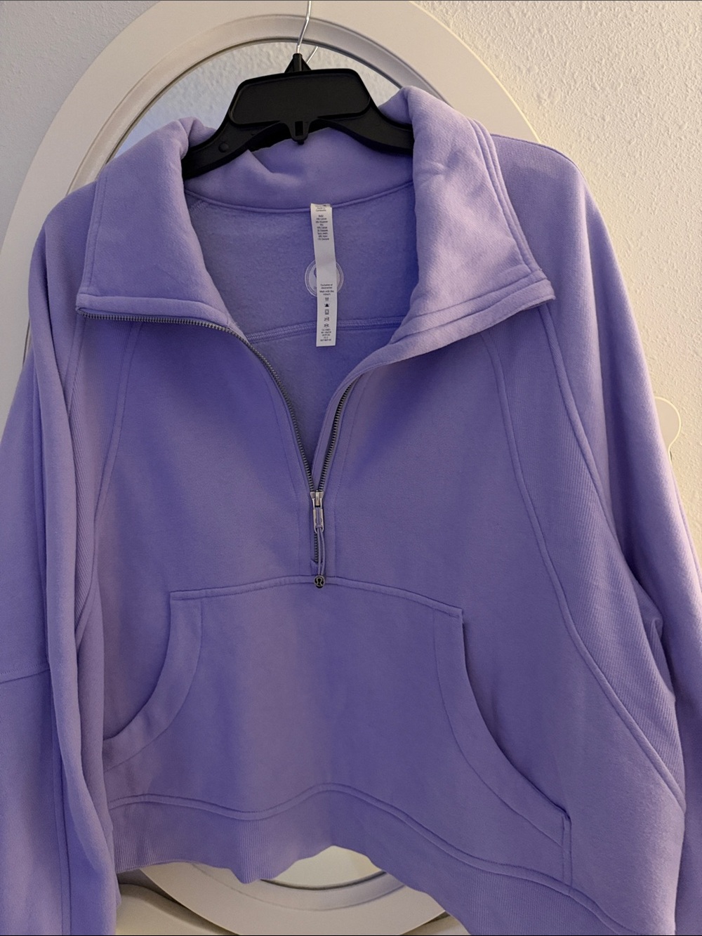 💗lululemon athletica Lavender Half-Zip Pullover💗